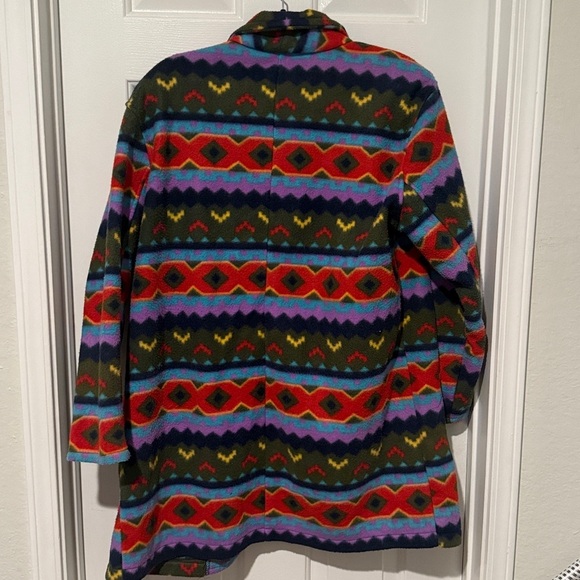 Rock Creek Women's Vintage Aztec Western Blanket Barn Coat Jacket Size 18W - Picture 2 of 4